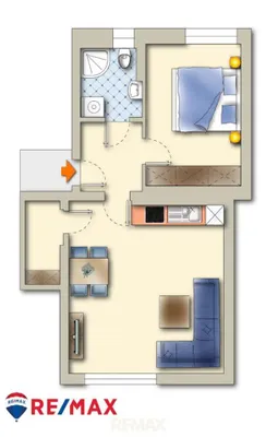 2-Zimmer-Wohnung kaufen in Graz – 52,32 m², € 144.000 – Bild 3 von 8