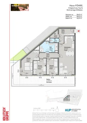 4-Zimmer-Wohnung kaufen in Mödling – 98,47 m², € 599.700 – Bild 2 von 9
