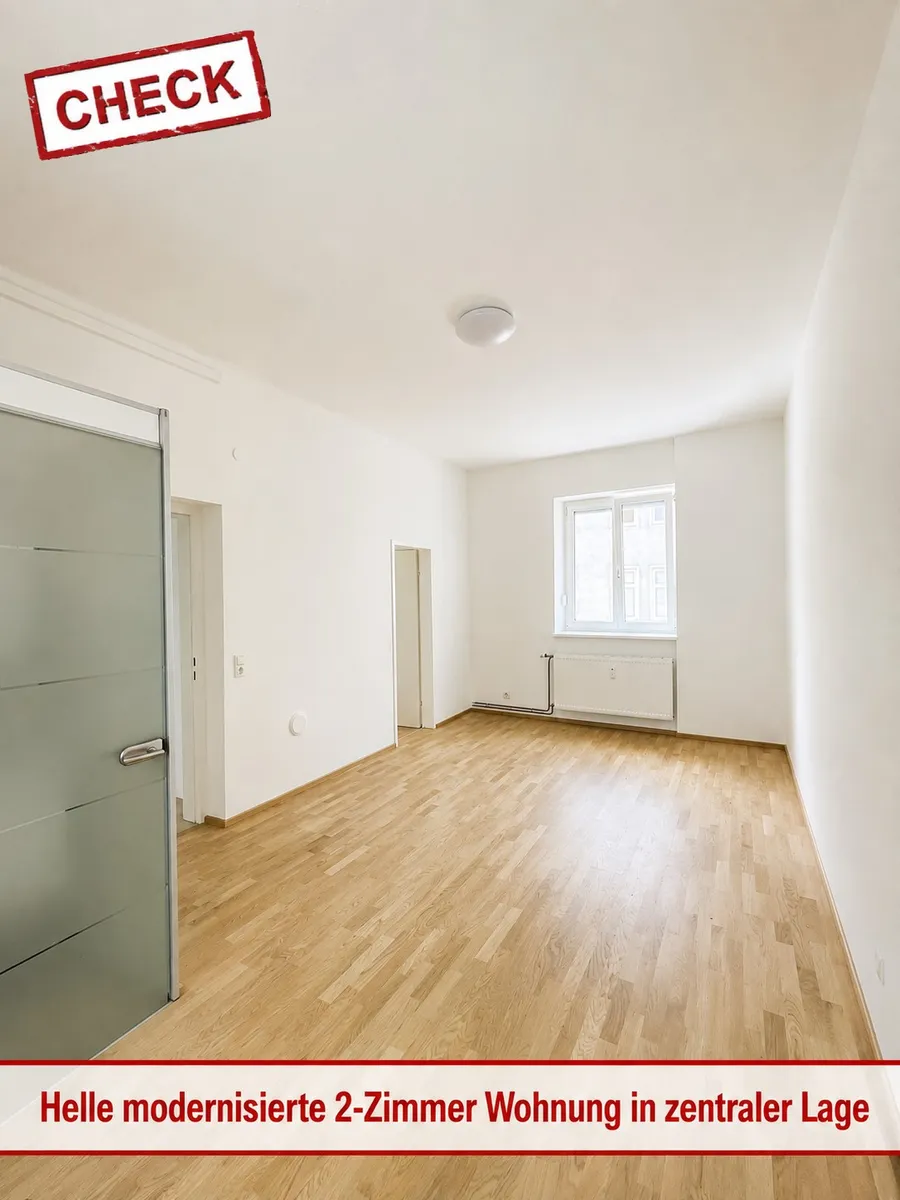 Modernisierte 2-Zi Wohnung in zentraler Lage von Graz