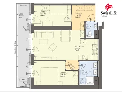 3-Zimmer-Wohnung kaufen in Wien – 65,51 m², € 509.000 – Bild 15 von 15
