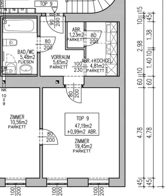 2-Zimmer-Wohnung kaufen in Wien – 47,19 m², € 225.000 – Bild 20 von 20