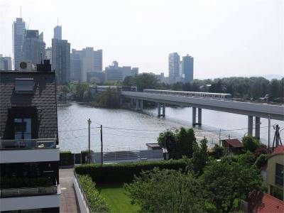 Alte Donau: 3 Zimmer mit Dachterrasse und Blick auf die Alte Donau