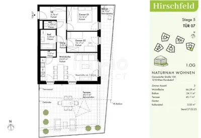 3-Zimmer-Wohnung kaufen in Wien – 66,29 m², € 436.000 – Bild 7 von 7