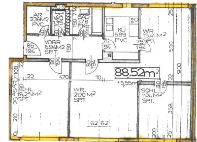 3-Zimmer-Wohnung kaufen in Mödling – 88,52 m², € 289.000 – Bild 7 von 8