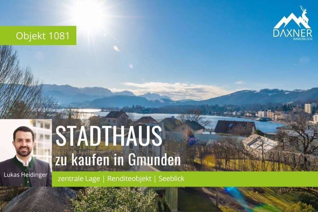 Ertragsobjekt mit vielen Möglichkeiten im Zentrum von Gmunden!, Gmunden