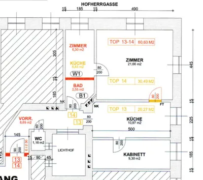 3-Zimmer-Wohnung kaufen in Wien – 60,63 m², € 179.000 – Bild 17 von 17