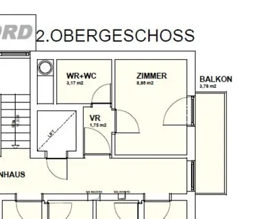 Wohnung mieten in Braunau am Inn – 13,78 m², € 460 – Bild 7 von 7