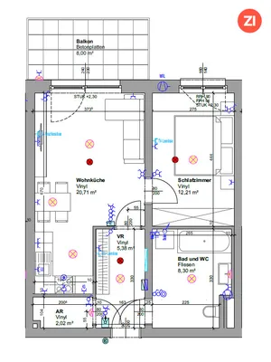 2-Zimmer-Wohnung mieten in Schärding – 49 m², € 573 – Bild 11 von 11