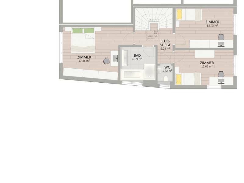 Modernes Traumhaus mit 5 Zimmern und Wohnkeller bei der Alten Donau. Wärmepumpe und Klimaanlage inklusive - Ansicht 3