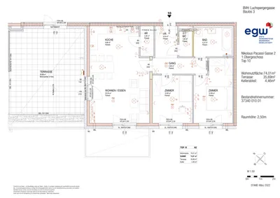 3-Zimmer-Wohnung mieten in Wiener Neustadt – 74,09 m², € 882 – Bild 9 von 11