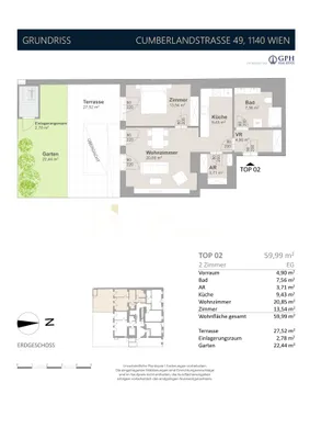 2-Zimmer-Wohnung kaufen in Wien – 59,99 m², € 449.000 – Bild 23 von 23