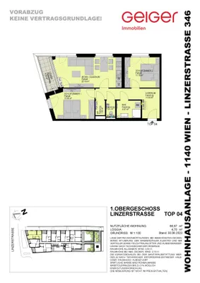 3-Zimmer-Wohnung kaufen in Wien – 67,19 m², € 418.700 – Bild 3 von 6