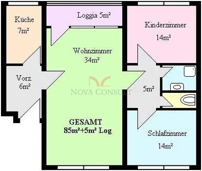 3-Zimmer-Wohnung mieten in Mödling – 85 m², € 1.090 – Bild 14 von 14