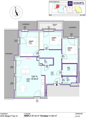 4-Zimmer-Wohnung kaufen in Gänserndorf – 87,34 m², € 449.000 – Bild 14 von 14