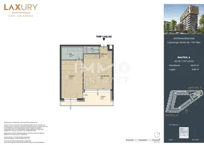 2-Zimmer-Wohnung kaufen in Wien – 49,62 m², € 372.100 – Bild 11 von 11