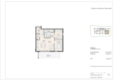 3-Zimmer-Wohnung kaufen in Salzburg-Umgebung – 73,78 m², € 397.000 – Bild 4 von 7
