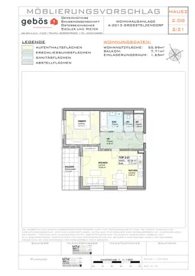 2-Zimmer-Wohnung mieten in Hollabrunn – 55,99 m², € 710 – Bild 9 von 9