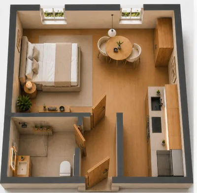 2-Zimmer-Wohnung kaufen in Graz – 24 m², € 109.000 – Bild 5 von 5