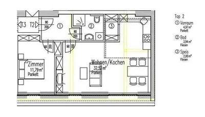 2-Zimmer-Immobilie mieten in Graz – 55 m², € 799 – Bild 11 von 19