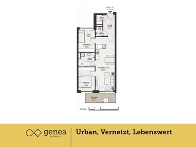3-Zimmer-Wohnung mieten in Graz – 63,28 m², € 936 – Bild 2 von 28