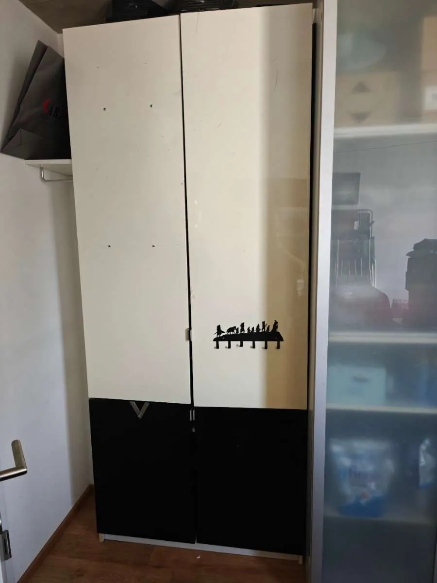 IKEA PAX Schrank mit Glastüren - gebraucht, € 0,- (6700 Bludenz)