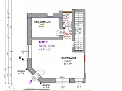 2-Zimmer-Gewerbeimmobilie mieten in Wiener Neustadt – 45 m², € 833 – Bild 11 von 11