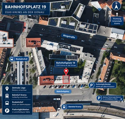 2-Zimmer-Gewerbeimmobilie mieten in Krems an der Donau – 42 m², € 1.717 – Bild 2 von 22