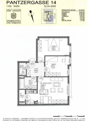 3-Zimmer-Wohnung mieten in Wien – 66,79 m², € 1.442 – Bild 16 von 16