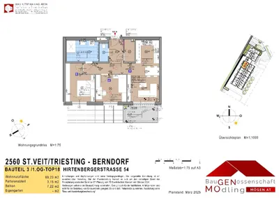 3-Zimmer-Wohnung mieten in Baden – 69,23 m², € 864 – Bild 5 von 5