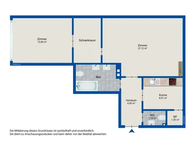 2-Zimmer-Wohnung kaufen in Wien – 59 m², € 198.000 – Bild 11 von 11