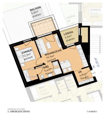2-Zimmer-Wohnung kaufen in Wien – 41,3 m², € 315.500 – Bild 11 von 11
