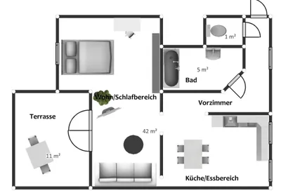 2-Zimmer-Wohnung mieten in Wien – 66 m², € 1.100 – Bild 10 von 11