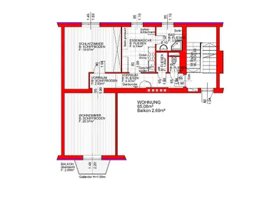 2-Zimmer-Wohnung mieten in Wels – 65 m², € 675 – Bild 12 von 12
