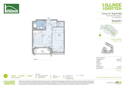2-Zimmer-Wohnung mieten in Wien – 45,93 m², € 1.049 – Bild 21 von 21