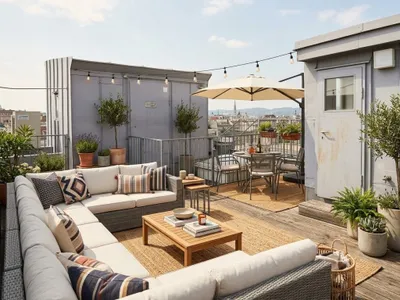 ERSTBEZUG NACH GENERALSANIERUNG! Repräsentatives 4-Zimmer DG mit Terrasse & Dachterrasse nahe Rochusmarkt, 1030!
