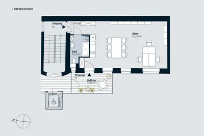 1-Zimmer-Gewerbeimmobilie mieten in Wien – 61 m², € 1.318 – Bild 2 von 12