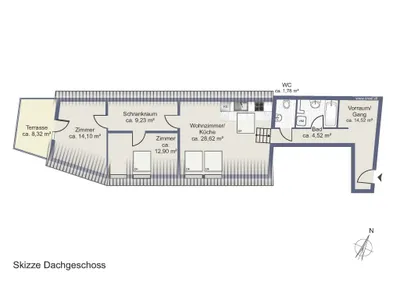 3-Zimmer-Wohnung kaufen in Amstetten – 86,32 m², € 358.500 – Bild 14 von 15