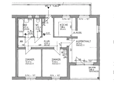 3-Zimmer-Wohnung mieten in Südoststeiermark – 74,8 m², € 438 – Bild 5 von 11