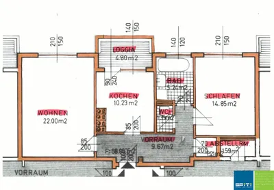 2-Zimmer-Wohnung kaufen in Villach Land – 68 m², € 109.000 – Bild 13 von 13