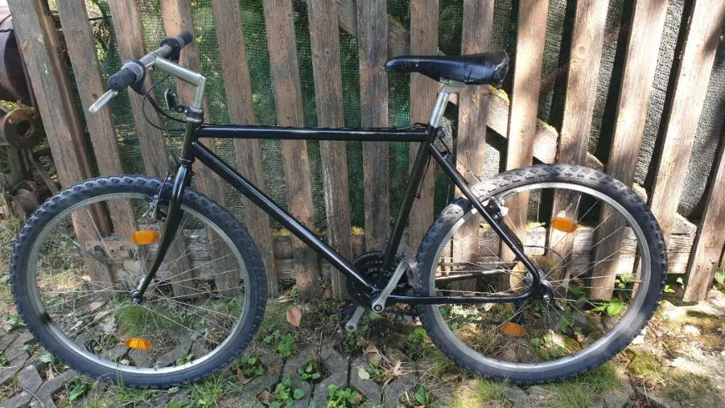 mountainbike 27.5 plus S´Cool Xroc 27,5-24S model:79-falcon-pro 2 x Ikea Istad The disc brakes provide Racer Lone Pants (Size):28