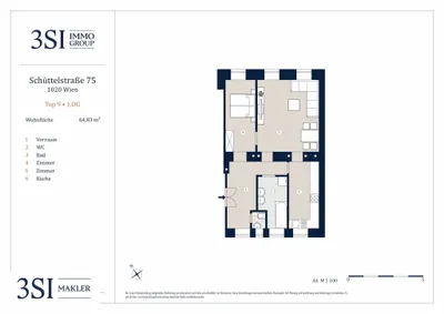 5-Zimmer-Wohnung kaufen in Wien – 118,53 m², € 765.000 – Bild 14 von 14