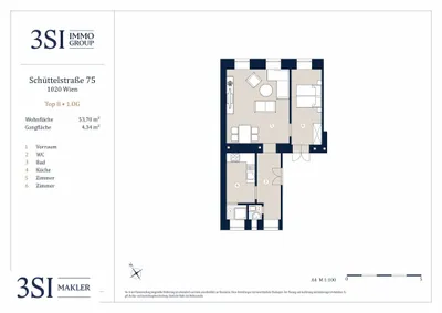 5-Zimmer-Wohnung kaufen in Wien – 118,53 m², € 765.000 – Bild 13 von 14