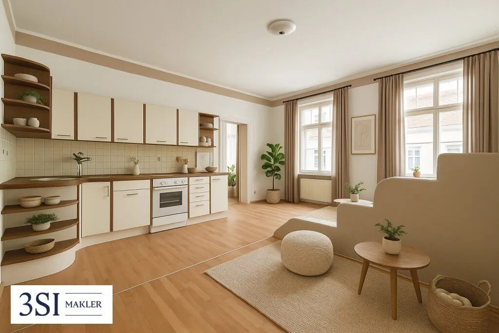 1-bed apartment, 55 m²