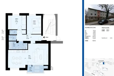 1190! ERSTBEZUG NACH GENERALSANIERUNG! 3-Zimmer-Wohnung mit Loggia in Grünruhelage ab September 26! – Bild 3