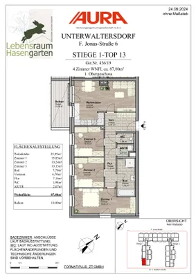 Wohnung mieten in Baden – 87,41 m², € 1.320 – Bild 13 von 13