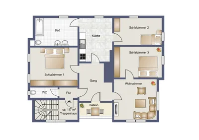 4-Zimmer-Wohnung mieten in Feldkirch – 117 m², € 1.404 – Bild 14 von 14