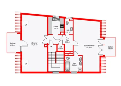2-Zimmer-Wohnung mieten in Wien – 96 m², € 1.660 – Bild 15 von 15