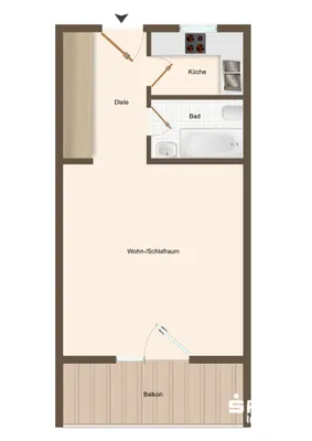 1-Zimmer-Wohnung kaufen in Innsbruck – 25,11 m², € 169.000 – Bild 19 von 19