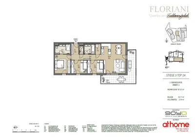 4-Zimmer-Wohnung kaufen in Tulln – 101,91 m², € 439.000 – Bild 27 von 27