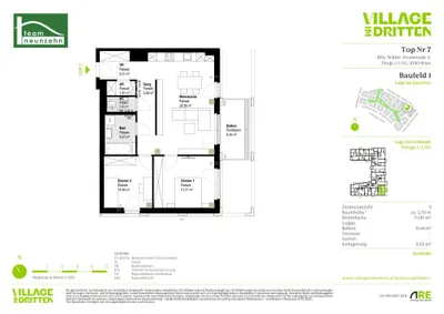 3-Zimmer-Wohnung mieten in Wien – 71,9 m², € 1.599 – Bild 29 von 29